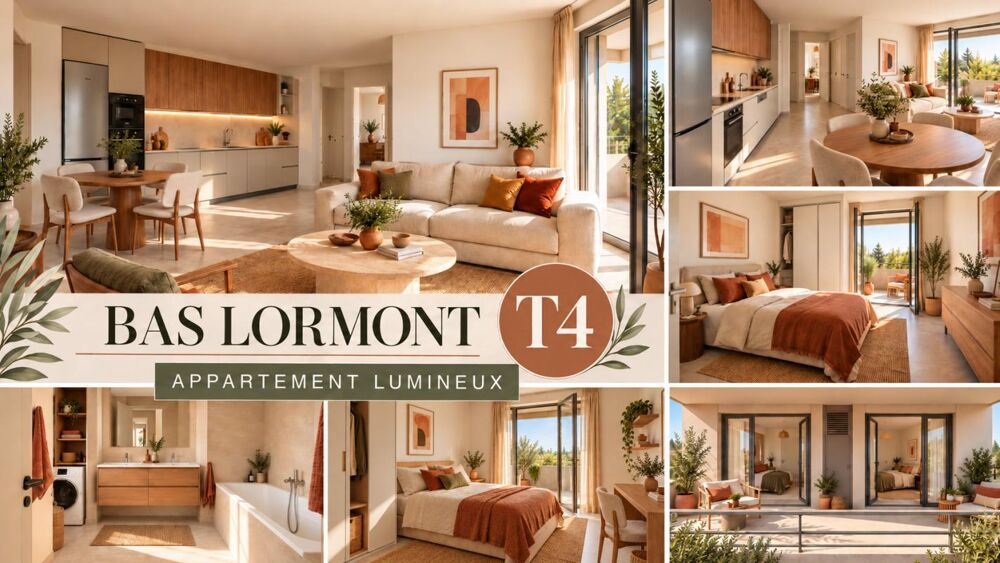 Vente Appartement BAS LORMONT - T4 DE 79 M² - 2 LOGGIAS DE 31 M² Lormont