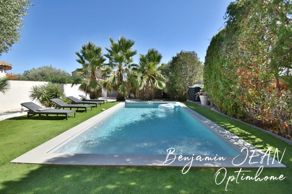 Vente Maison SÉRIGNAN – ÉLÉGANTE CONTEMPORAINE AVEC PISCINE DANS UN CADRE PRIVILÉGIÉ Serignan