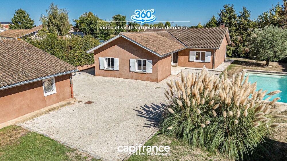 Vente Maison CRUZILLES-LÈS-MÉPILLAT (01290) – TOUT DE PLAIN-PIED – 3 CHAMBRES – PISCINE 12 × 4 – 78,6 M² DE DÉPENDANCES – TERRAIN 2 710 M² Cruzilles les mepillat