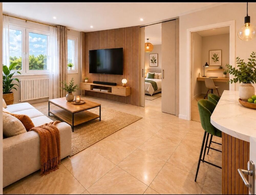 - 91300 - MASSY - APPARTEMENT T3 - LUMINEUX - GARE MASSY - TGV - RER B - CAVE- PARKINGS - RENTABILITE LOCATIF 7%