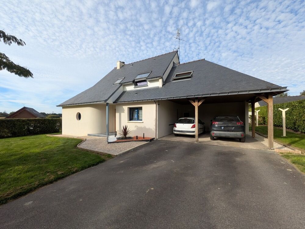 LOCMALO MAISON RÉCENTE AVEC VIE DE PLAIN PIED DE 5 PIÈCES 130 M² PARCELLE DE 2000M² CLÔTURÉE