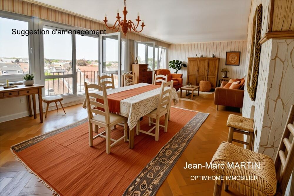 Appartement à vendre à Tourcoing Centre  101,55 m², 3 chambres, garage