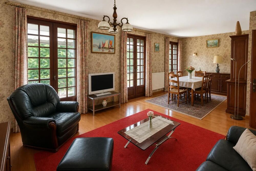 À VENDRE  Maison de 140 m² sans vis-à-vis avec garage et jardin