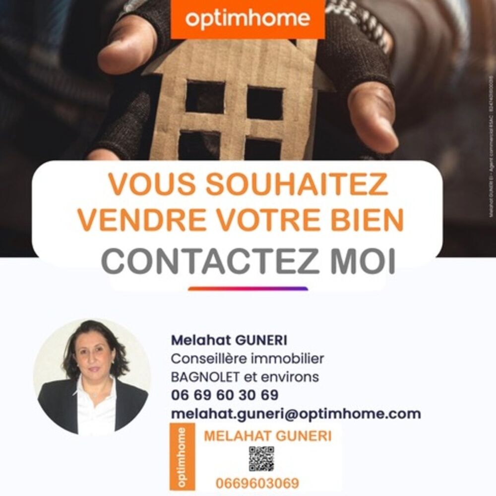 Maison à vendre 4 pièces 85m2 + jardin 45m2 479 550€ ROSNY SOUS BOIS