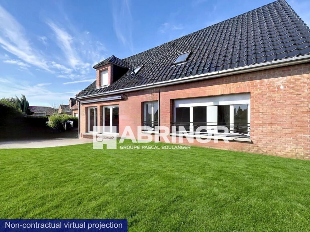Vente Villa Maison Individuelle en semi-plain-pied- 7 chambres- bureau-jardin-garage Wattignies