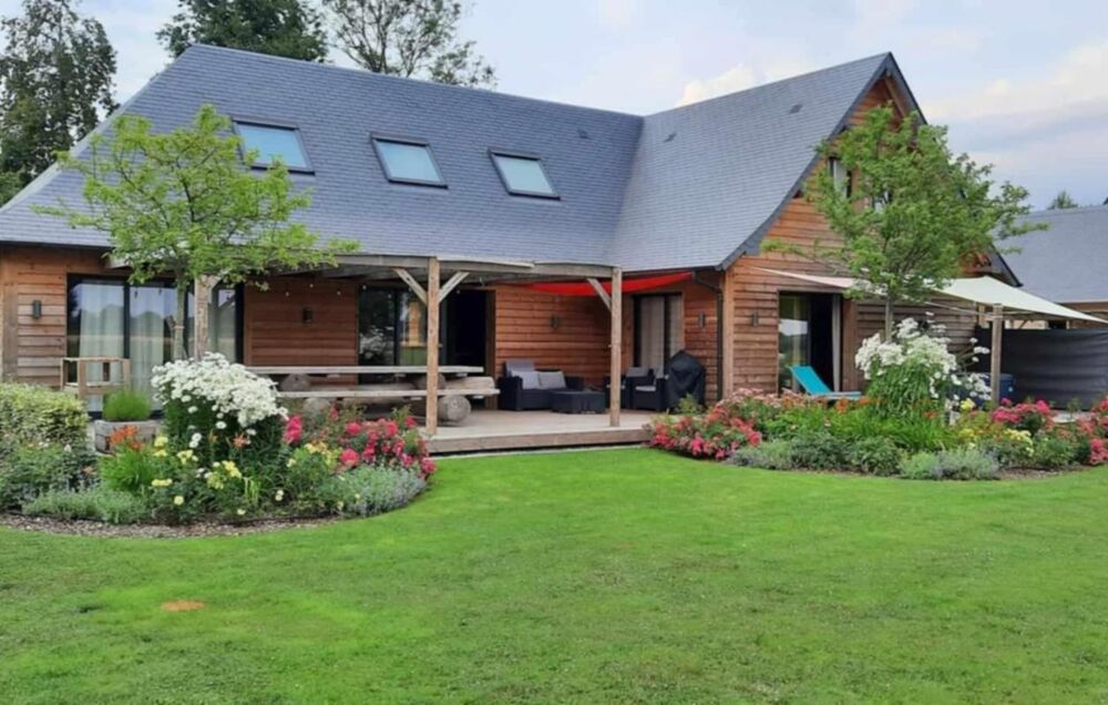 Vente Maison Maison coup de coeur en ossature bois de 168 M2 4 chambres Beaux volumes et au calme Fierville les parcs