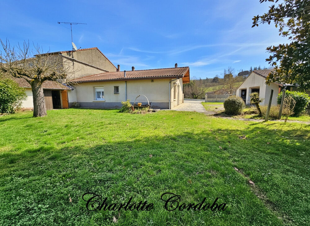 Maison plain-pied 3 chambres - Double garage - Dépendances - 2980 m² de terrain et bois