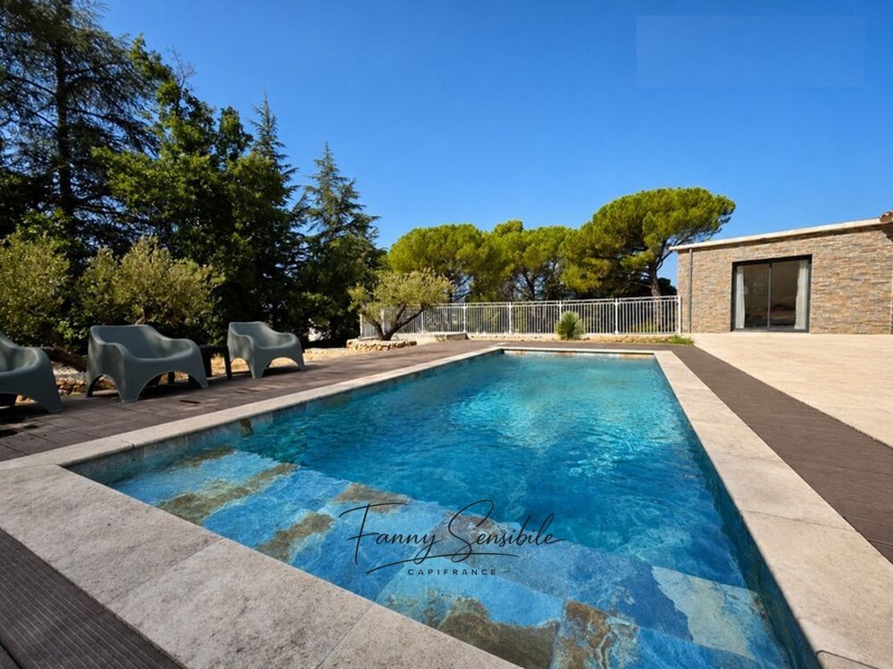 Vente Maison MAISON CONTEMPORAINE 140 M² – 4 CHAMBRES – PISCINE – TERRAIN 2 000 M² – GRAND GARAGE Saint maximin la sainte baume