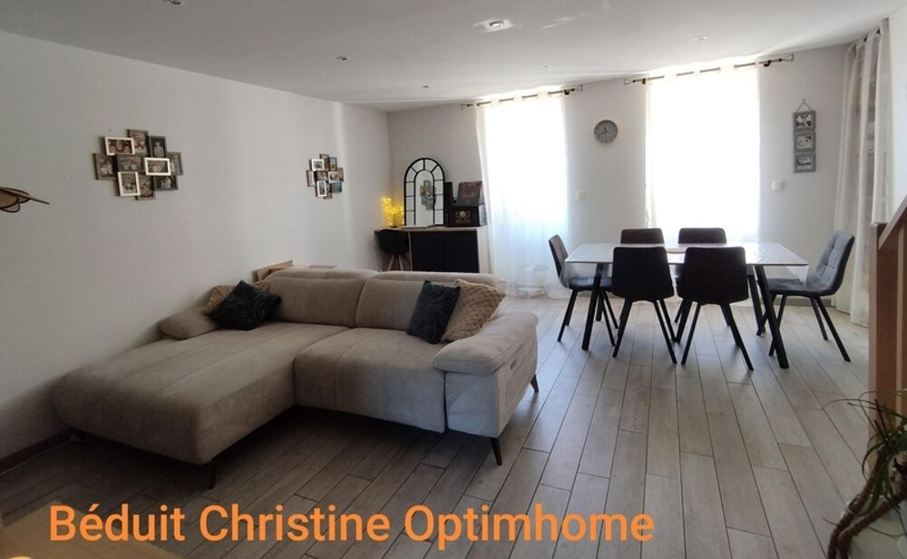 Vente Maison Charente, à Mornac. Maison 99 m², 4 chambres, jardin, terrain clos 930 m² avec garage Mornac