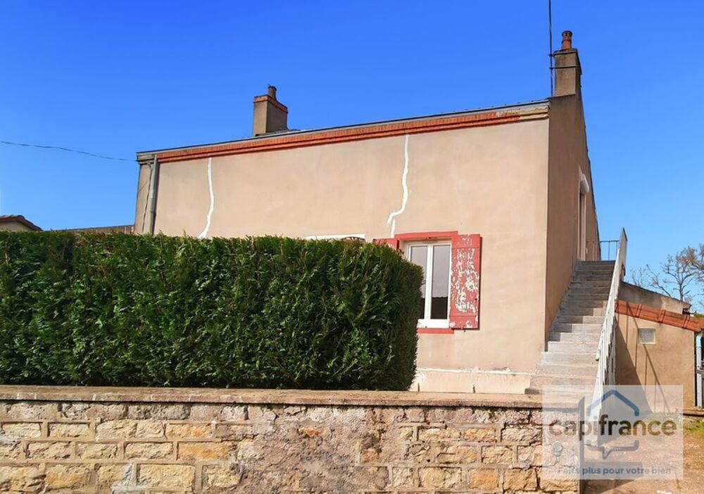 Vente Maison Maison lumineuse 109 m² – Fort potentiel – Possibilité 2 logements – Saint-Vallier 71230 Saint vallier