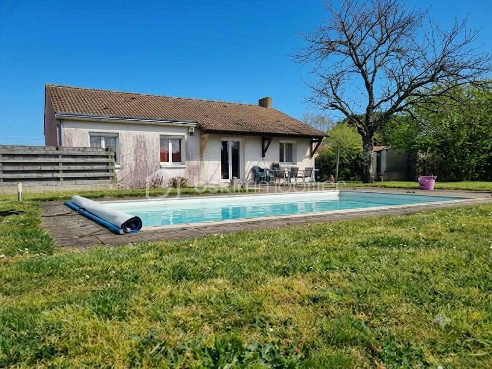 Vente Maison Maison familiale de 112 m² sur terrain constructible de 1 756 m² avec piscine et hangar La remaudiere