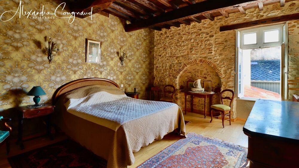 Vente Maison Dourgne (81) - Maison de caractère en pierre - 360 m² - 9 chambres - Gîte indépendant - Montagne Noire Dourgne