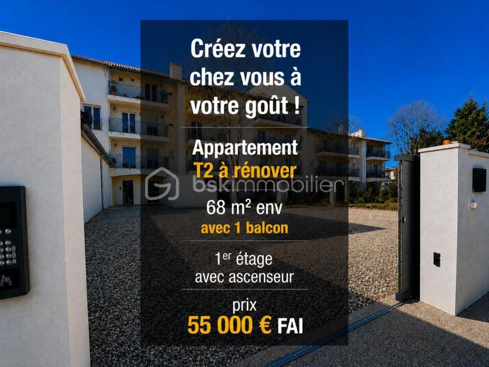 SAINT-CHRISTOL ((84) - Créez votre T2 sur mesure ! Plateau sous forme d'appartement de 68 m² env. situé au 1er étage avec ascen