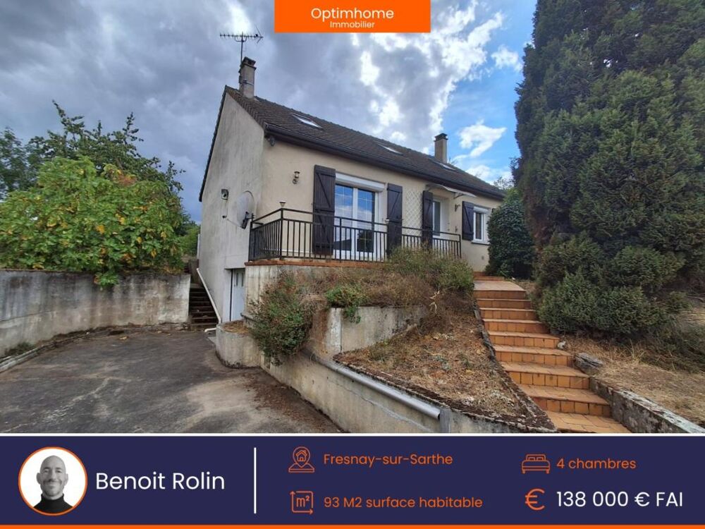 Vente Maison Maison 4 chambres avec terrain de 642 m² – Fresnay-sur-Sarthe Fresnay sur sarthe