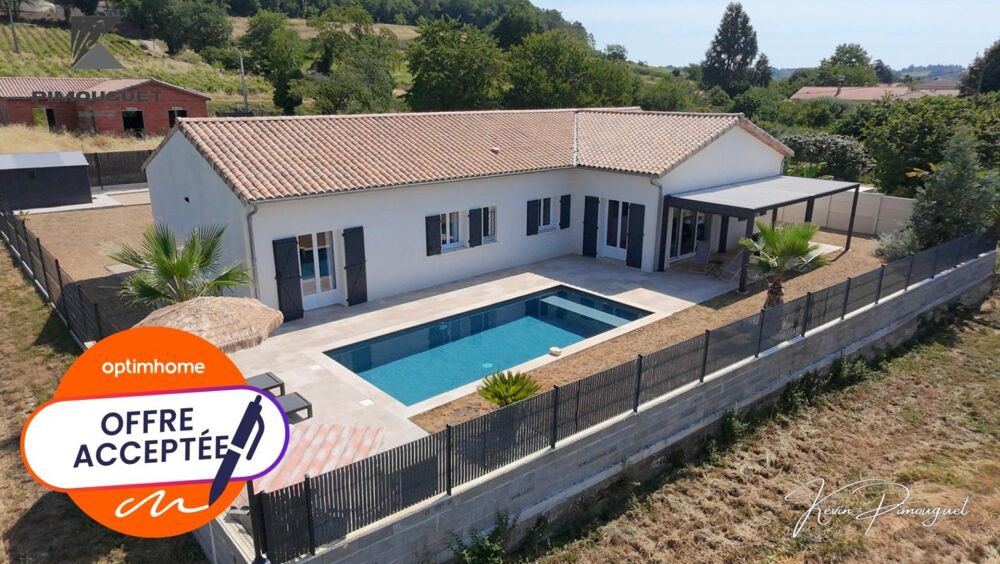 Maison contemporaine 2021  DPE A  Plain-pied  Piscine chauffée  Prestations haut de gamme  Quartier calme et privilégié
