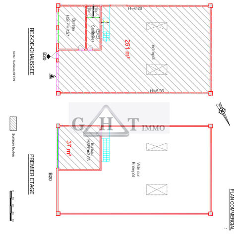 A LOUER 288 M² ENTREPOT BUREAUX A VILLEPINTE 3048 93420 Villepinte
