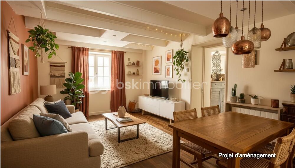 Vente Maison Maison de 71 m² – 2 chambres – Jardin – Annexe aménageable– 2 stationnements Thaire