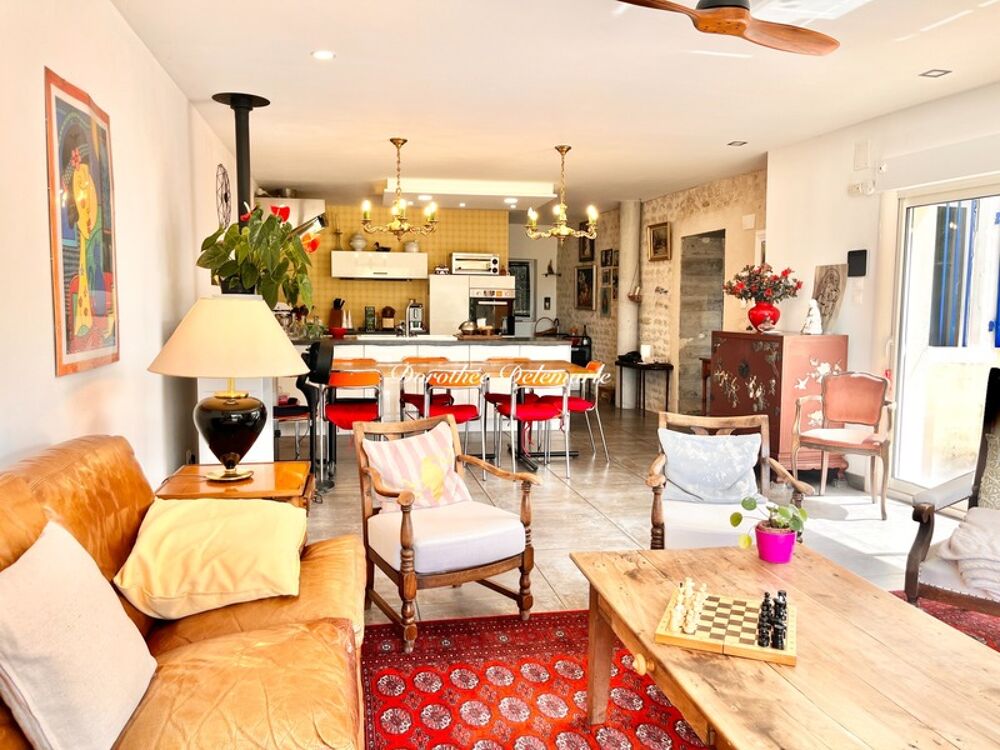 Maison à vendre 8 pièces MIGRE (17) Ensemble immobilier de charme avec gîte indépendant, dépendances et vue campagne  Migré