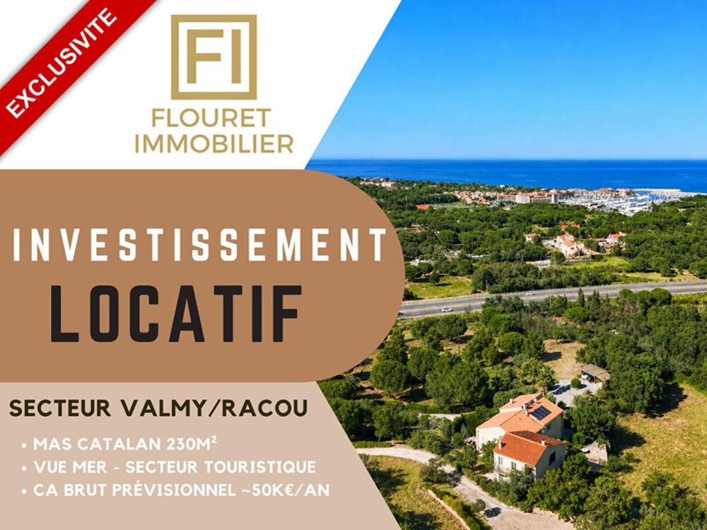 Vente Immeuble Mas à potentiel locatif - Argelès-sur-Mer - 230 m² - deux unités exploitables Argeles sur mer
