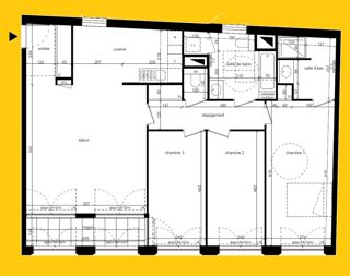  Appartement à vendre 4 pièces 105 m²