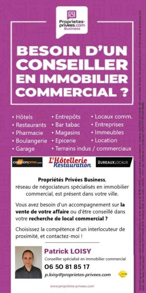   NEVERS -  MURS COMMERCIAUX LOUES 500 m 