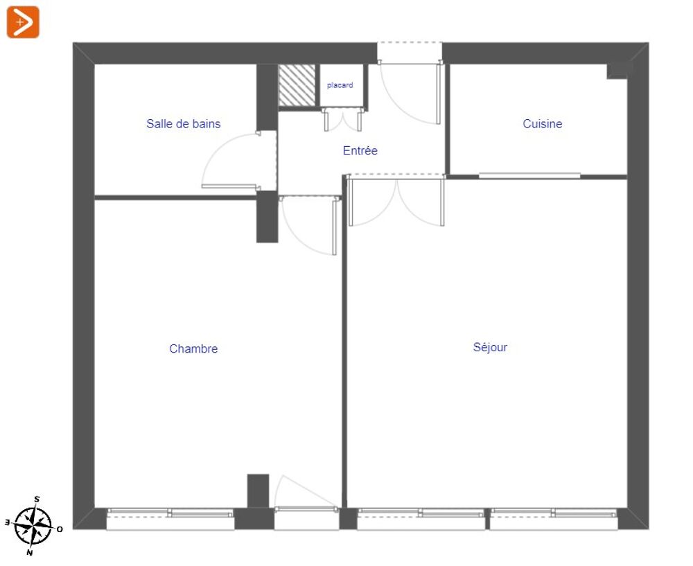 Location Appartement Appartement de 43m2  louer sur Nancy Nancy