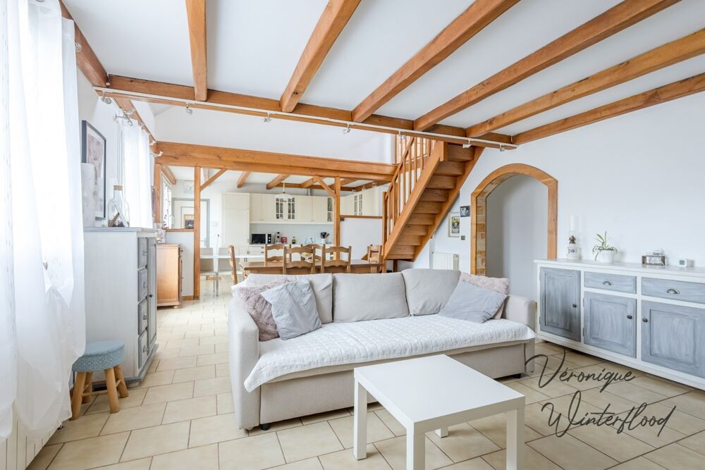 Vente Maison Maison à vendre 6 pièces GUERVILLE (78)150m²-4 chambres-1390m²-dépendance-sous-sol total Guerville