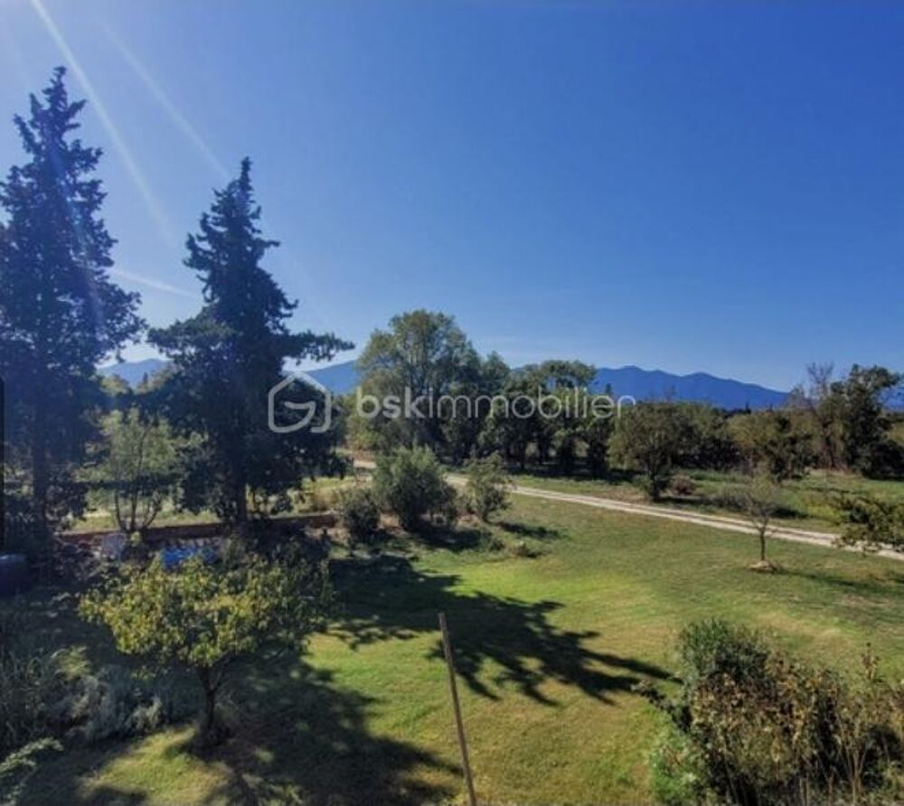 A VENDRE MAISON ECOLOGIQUE 4 FACES DE 100M² SUR TERRAIN AGRICOLE BIO DE 17843M² A ORTAFFA - HORS LOTISSEMENT - TROIS CHAMBRES -
