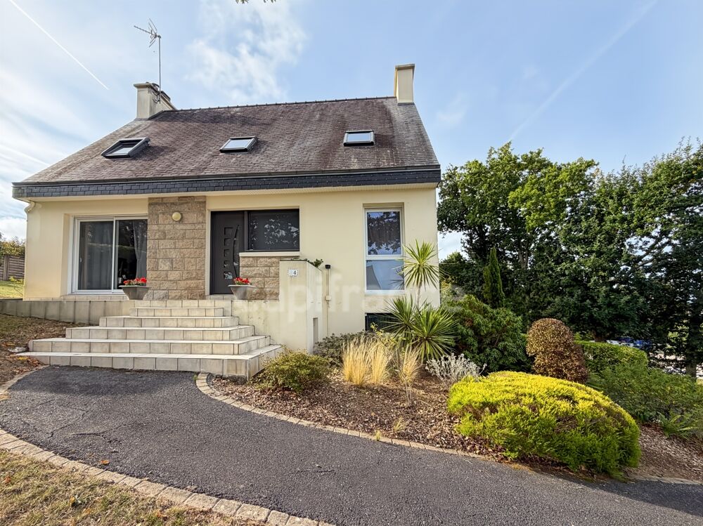 Maison 119 m² - 4 chambres - Séjour rez de jardin - Sous-sol complet - L'HOPITAL CAMFROUT (29) - Terrain 1200 m²