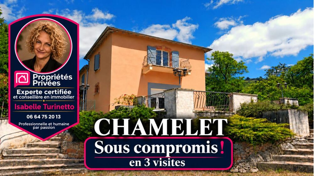 SOUS OFFRE - Maison Chamelet 6 pièces 180 m2 sur terrain de 1020 m2