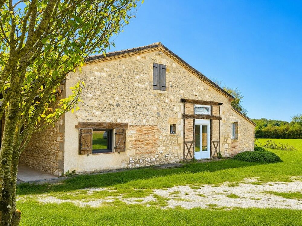 Ancienne fermette rénovée en pierre - à vendre - 4 Chambres - PAULHIAC (47) proche de Monflanquin