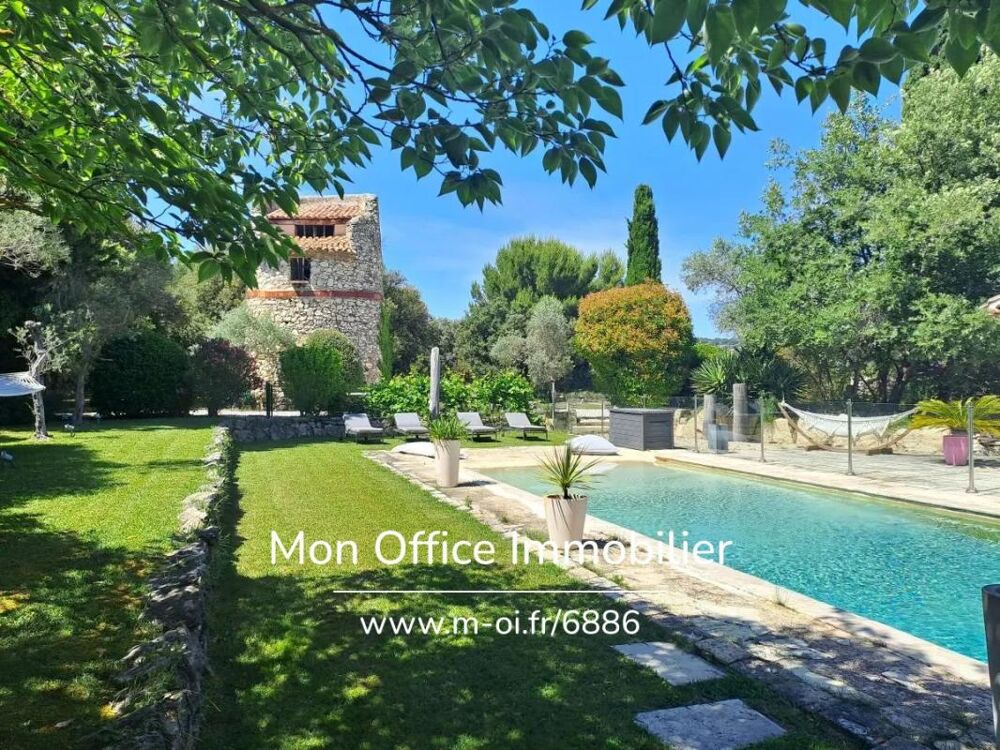 Vente Maison Référence : 6886-VCL. - Maison XIXème avec pigeonnier d'époque - Parc, piscine - 4 chambres 1 bureau - Proche EGUILLES Eguilles