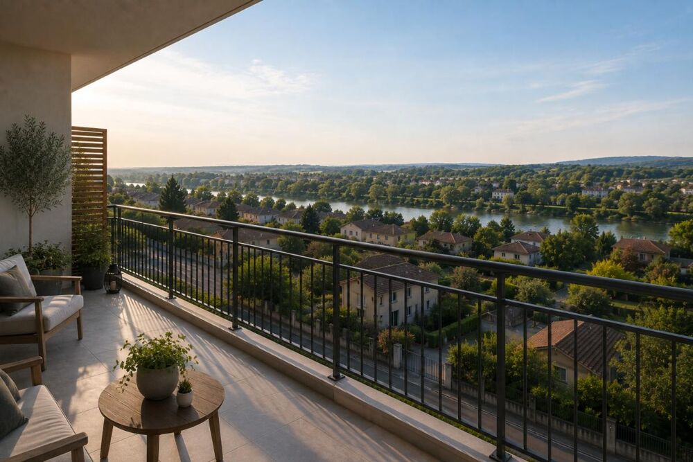Vente Appartement T2 JASSANS-RIOTTIER 49m²  - TERRASSE -  GRAND SÉJOUR OUVERT Jassans riottier
