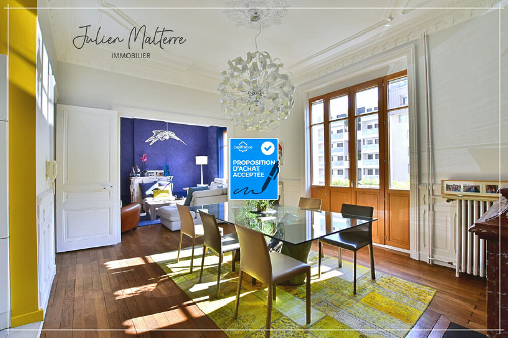 Maison bourgeoise 1920 de 210 m² habitables et ses dépendances, 6 chambres, au coeur de St-Etienne