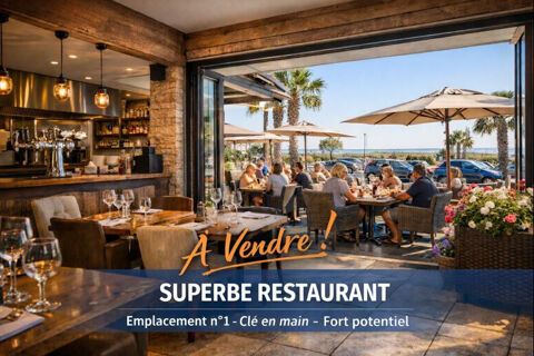 Fonds de commerce Magnifique restaurant brasserie proche Littoral, centre-ville. Affaire &agrave; l'ann&eacute;e 321000 17340 Chatelaillon plage