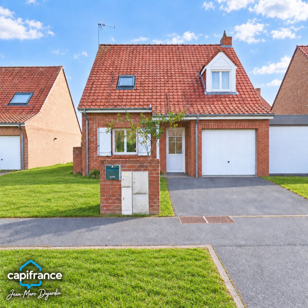 Vente Maison Coutiches (59310) – Pavillon individuel 3 chambres, garage et jardin plein sud Coutiches