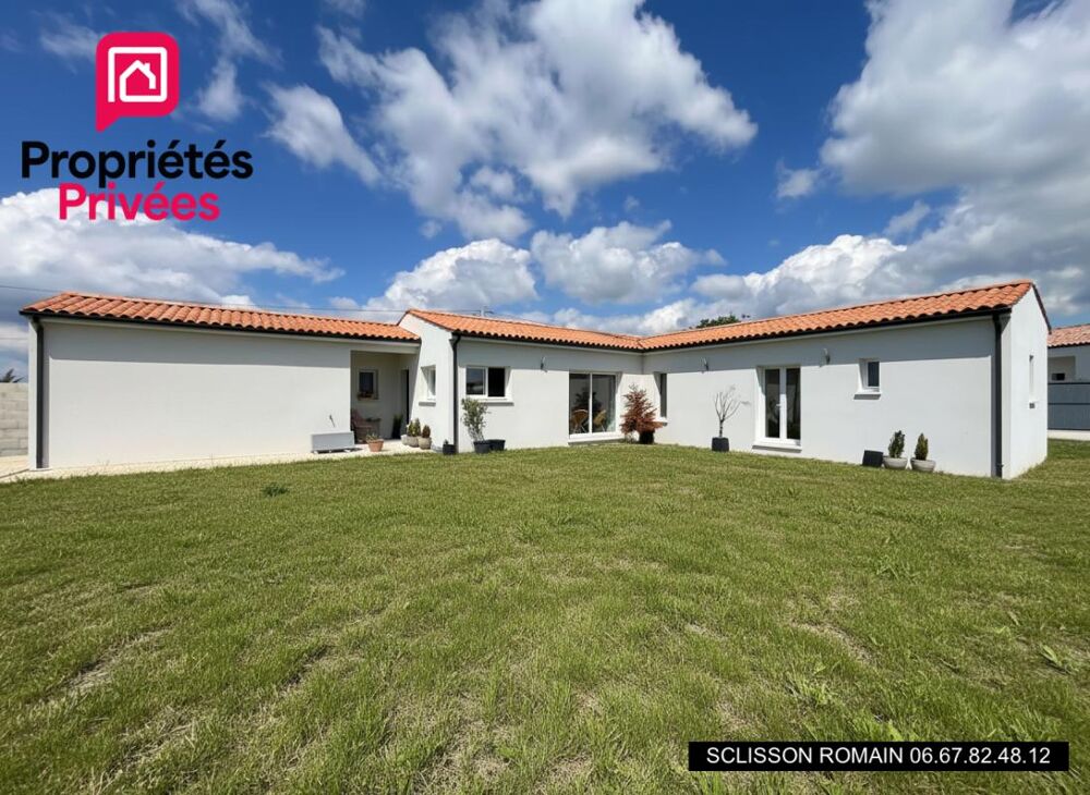 Vente Maison Maison Sémussac - 98 m2 - 3 chambres - plain-pied - jardin - Prix 311 970 HAI Semussac