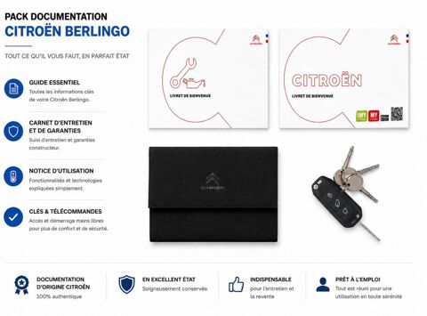 Berlingo 1&deg; Main / 1.5L B HDI 100cv Pack DRIVER 3 Places XL/L2/LONG G 2022 occasion 60430 Abbecourt