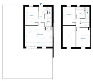 Vente Appartement Duplex appartement à vendre 4 pièces CANEJAN (33), 2 parking, jardin 85 m² Canejan