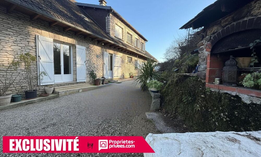 Maison familiale en pierres - Brive Ouest - Espace à vivre de PLAIN PIED - Terrain 5 038 m²