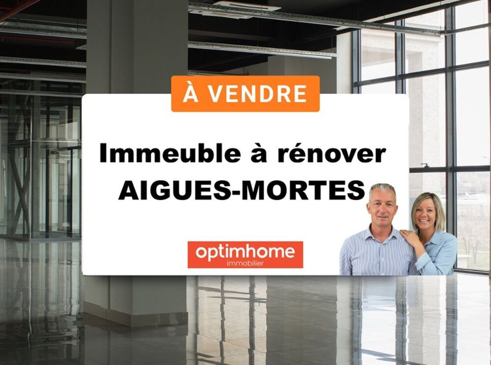 AIGUES-MORTES IMMEUBLE 7 PIÈCES 210 M2 + GARAGE 60 M2