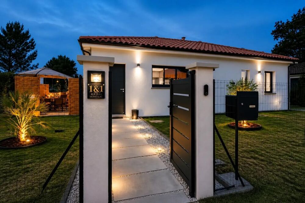 Maison contemporaine de 2023  81 m²  Prestations modernes