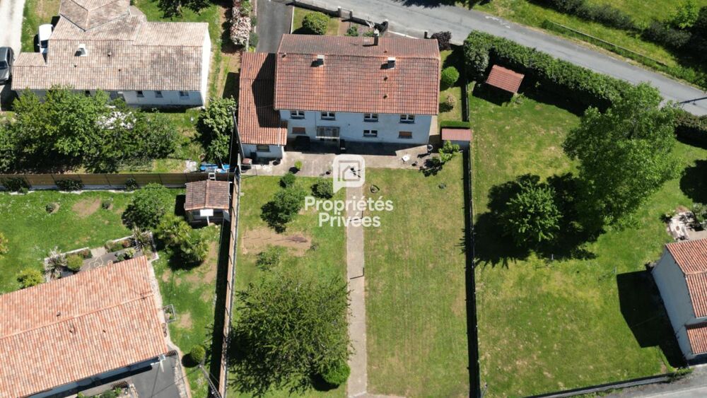 NONTRON : Maison saine (DPE D), 100 m² habitables + Garage XXL de 41 m² !