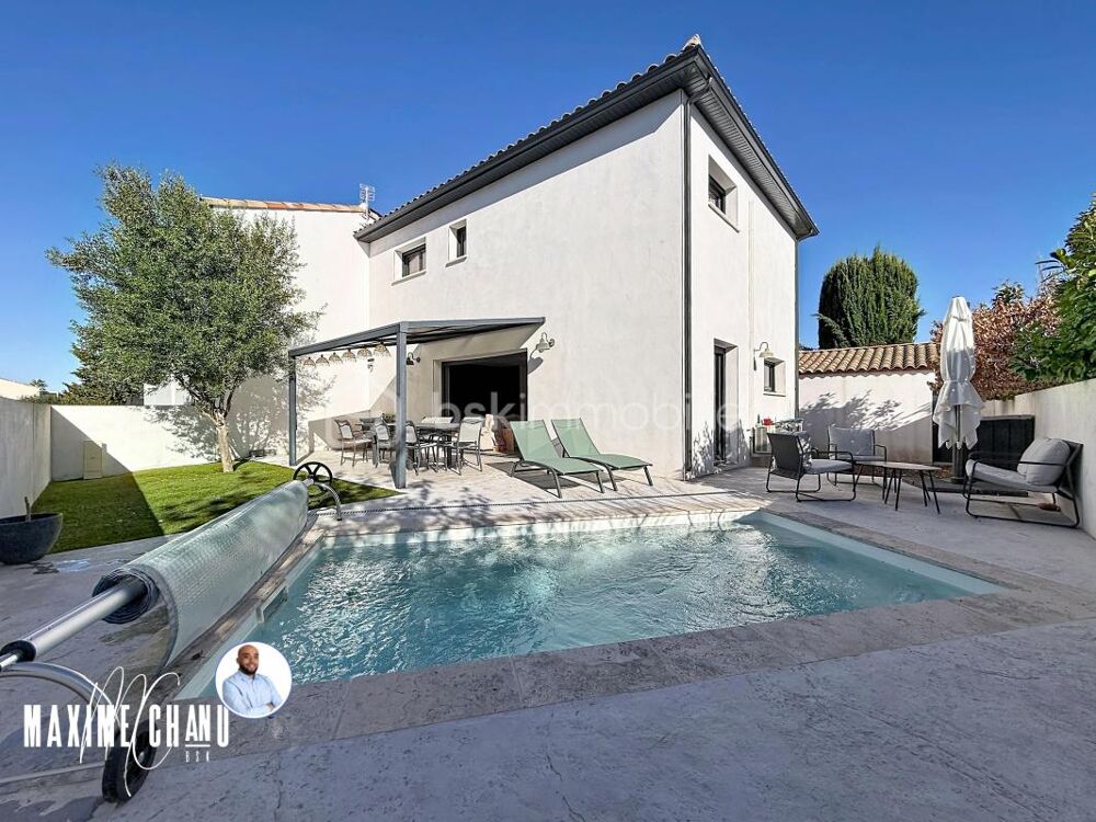 Vente Villa Maison 4 pièces avec piscine – garage – Extérieur calme Pignan
