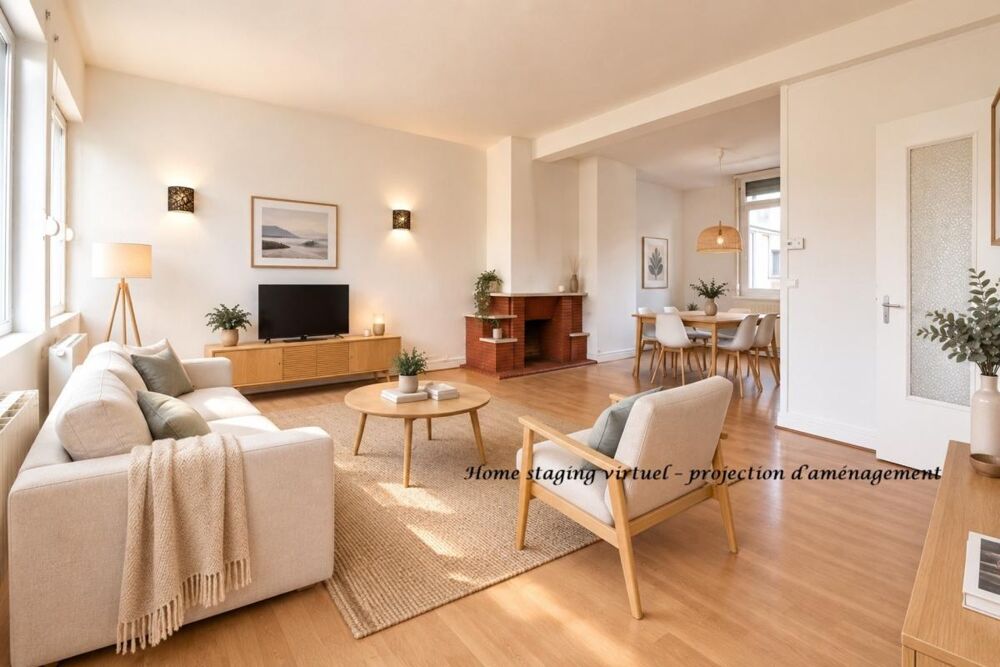 Appartement T3 81,26 m² avec balcons  Hyper Centre de Douai  Vue sur le Beffroi - Résidence principale ou investissement loc
