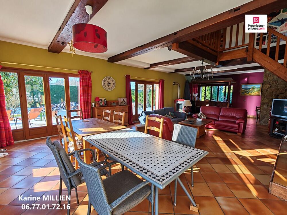 Vente Maison SAINT LUBIN DES JONCHERETS 28350 Maison individuelle sur sous-sol total + studio aménagé - 1 étage - 4 chambres - Terrain - 270 Saint lubin des joncherets
