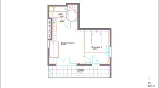  Appartement à vendre 2 pièces 46 m²