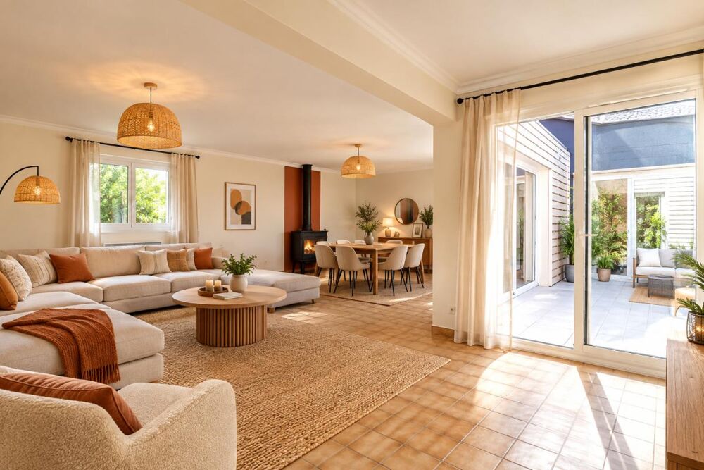 Vente Maison Maison 9 pièces - 230 m² - 5 chambres - Patios - double garage Sainte genevieve des bois