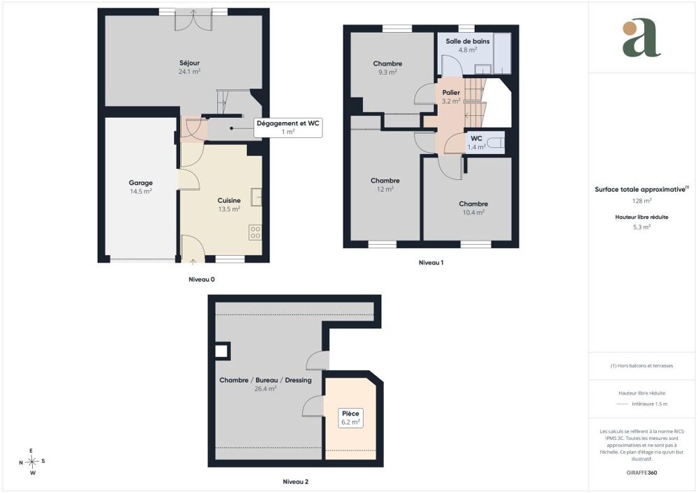 Vente Maison Maison familiale sur 3 niveaux avec jardin, terrasses et garage à Gennevilliers Gennevilliers