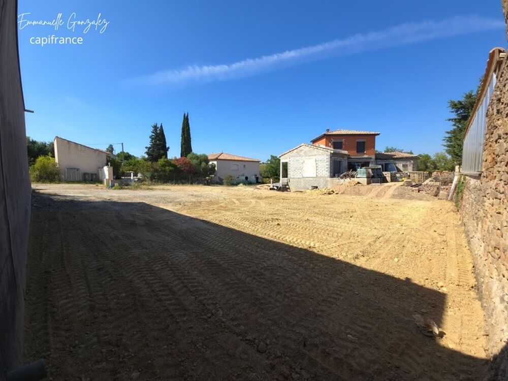 Vente Terrain Terrain viabilisé constructible de 388 m² FOUZILHON (34) Fouzilhon